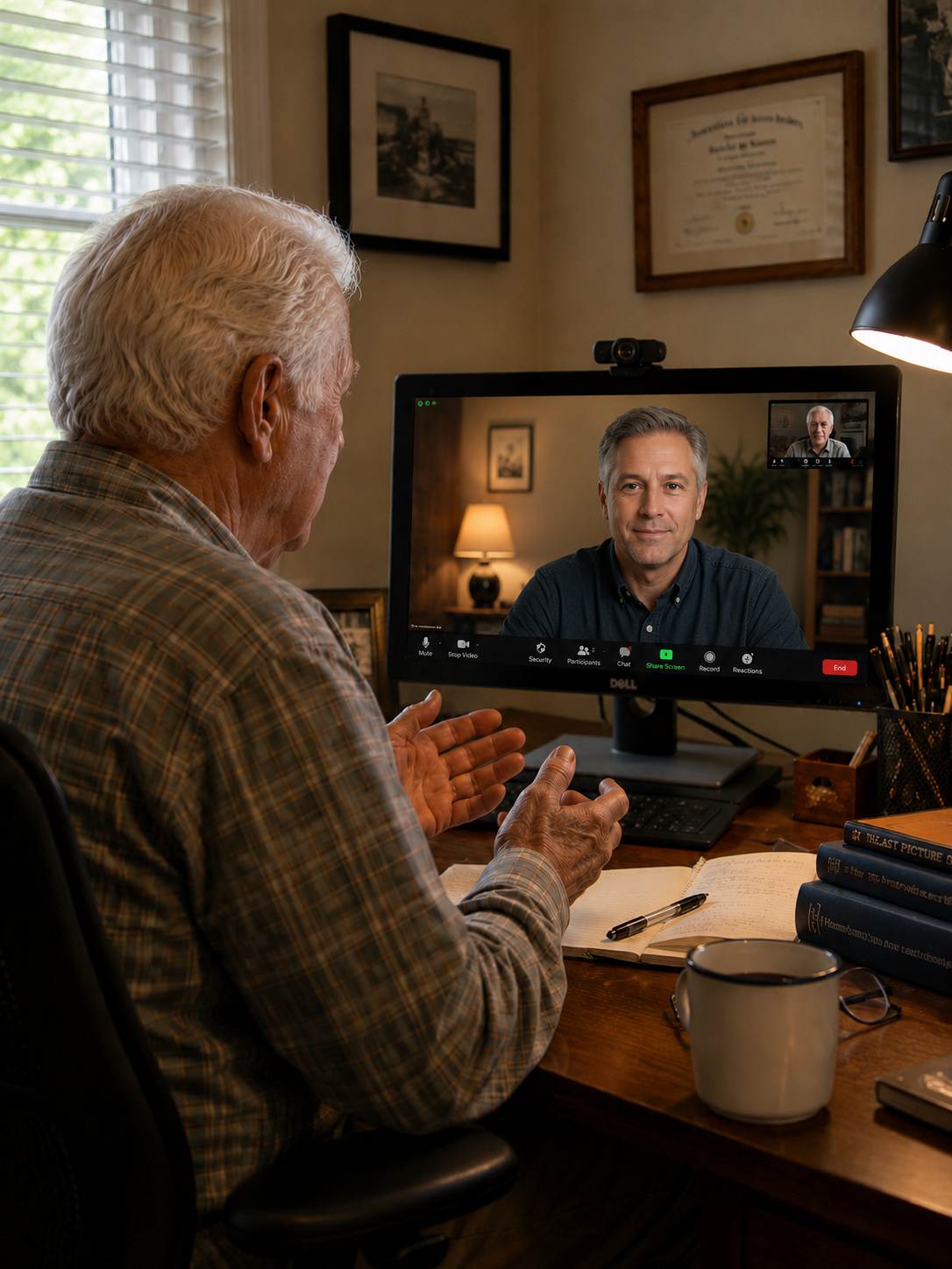 Relaxed storytelling session