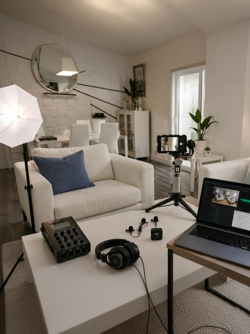 The Story Bus Interview Setup